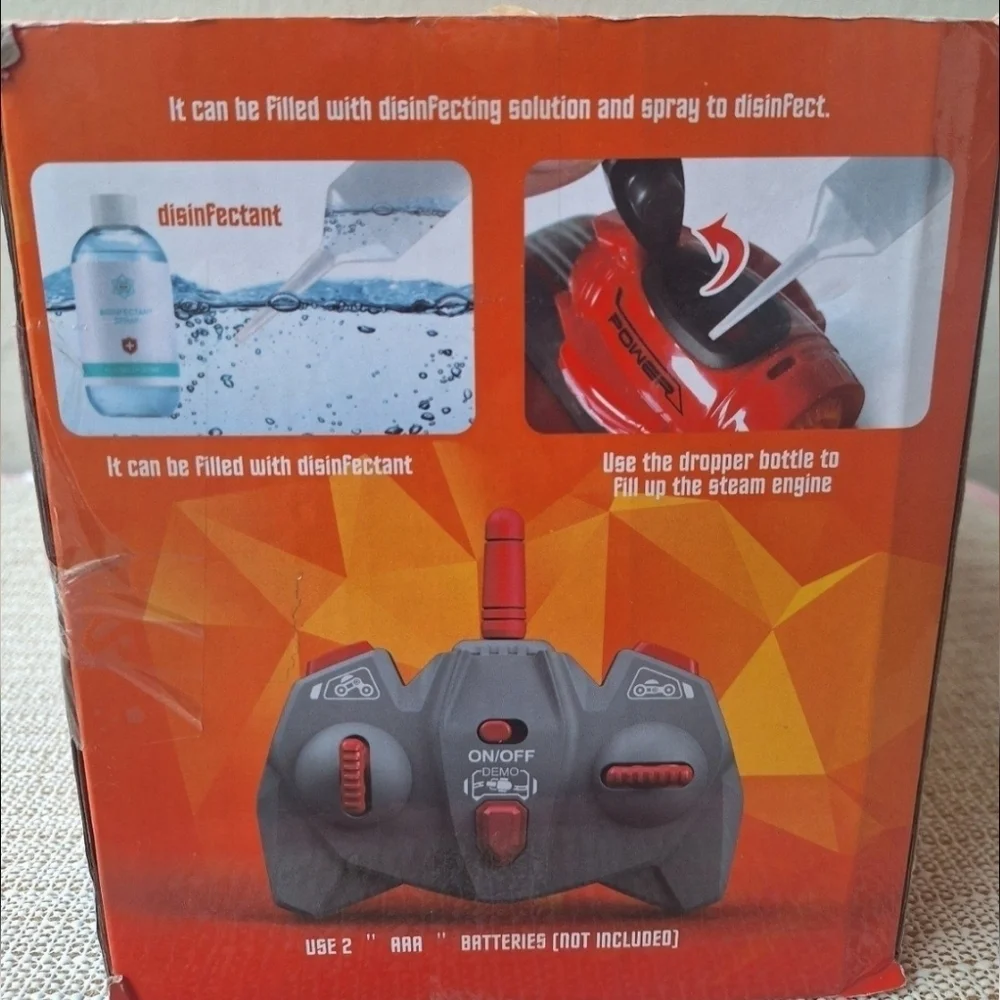 Virus Hunter SCI-FI Remote Control Spray Racing Car Blue Color